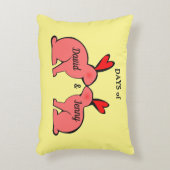 日と恋愛ウサギの夜 アクセントクッション (正面(垂直))