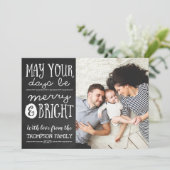 日と明るいメリーフォトカード シーズンカード (スタンド正面)