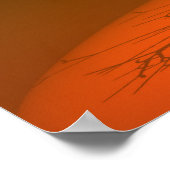 日と木の設定 ポスター (角)