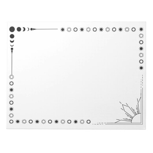 日と気分 ノートパッド (正面)