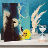 日に当たる フォトプラーク (側面)