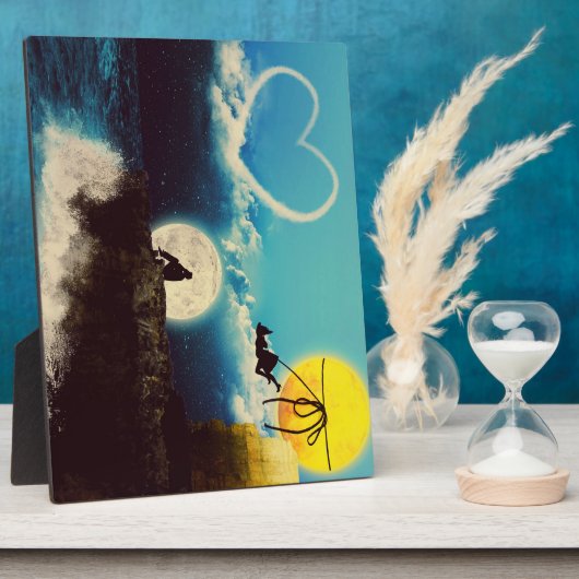 日に当たる フォトプラーク (側面)