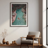 日に焼けた静寂：ヴィンテージプールサイドエスケープ ポスター