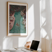 日に焼けた静寂：ヴィンテージプールサイドエスケープ ポスター