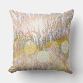 日に照らされたシーグラス クッション (正面)