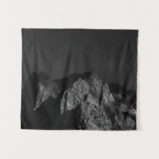 日に照らされた山 タペストリー (正面(横))