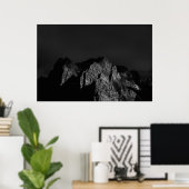 日に照らされた山 ポスター (ホームオフィス)