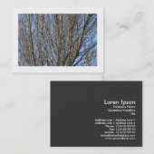 日に照らされた枝縁ど() 名刺 (正面/裏面)