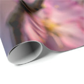 日に照らされた桜の花と芽澄んを日に ラッピングペーパー (ロールコーナー)