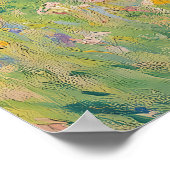 日に照らされた牧草地の優雅な女性 – 印象派 ポスター (角)