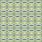 日に照らされた花壇 タイル