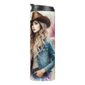 日に照らされた西洋の精神 タンブラー (回転右)