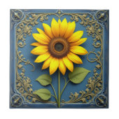 日に照らされた静寂 タイル (正面)