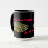 日のそれにカメの種類をして下さい マグカップ (正面左)