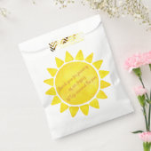 日ののまわりに1歳の誕生日のお祝いバッグ フェイバーバッグ (封をした状態)