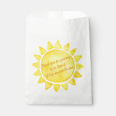 日ののまわりに1歳の誕生日のお祝いバッグ フェイバーバッグ (正面)