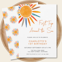 日のまわりにの1歳の誕生日