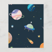 日のまわりによけ |予算宇宙ボーイ誕生日 (裏面)