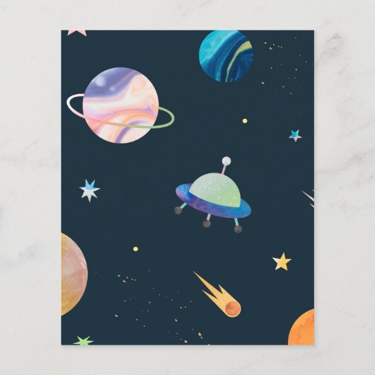 日のまわりによけ |予算宇宙ボーイ誕生日 (裏面)