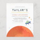 日のまわりによけ |予算宇宙ボーイ誕生日 (正面)