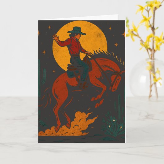 日のまわりに本 カード (黄色い花)