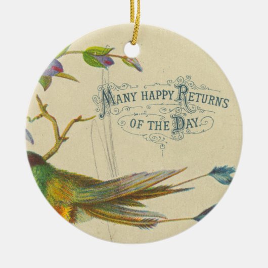 日のオーナメントの多くのリターン セラミックオーナメント (正面)