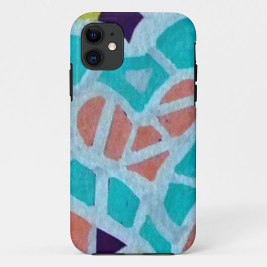 日のカラフルなハート… Case-Mate iPhoneケース (裏面)