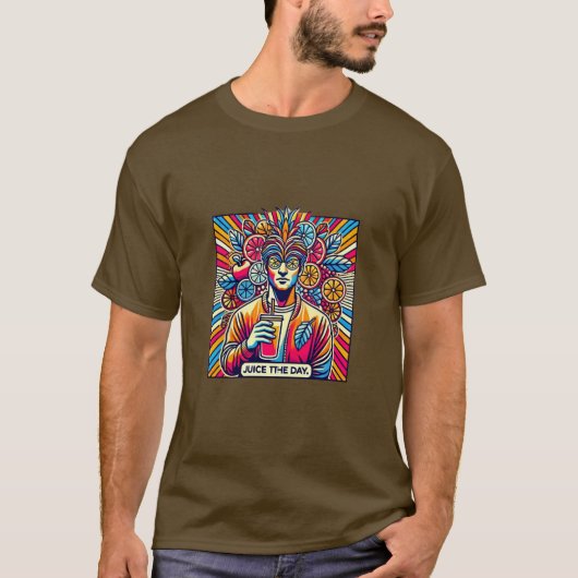 日のジュース Tシャツ (正面)