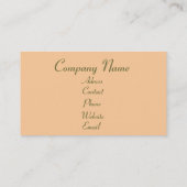 日のスパの名刺 名刺 (裏面)