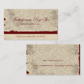 日のスパの名刺 名刺 (正面/裏面)