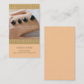 日のスパ|のマッサージのセラピーの名刺 名刺 (正面/裏面)