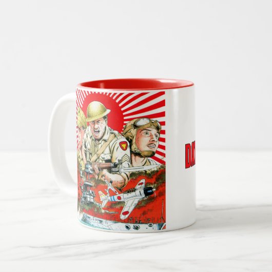 日のダークネスコーヒーマグ ツートーンマグカップ (正面左)