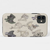 日のボンネット、AckermannのReposiからのファッションプレート Case-Mate iPhoneケース (裏面(横))