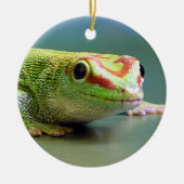日のヤモリ セラミックオーナメント (正面)