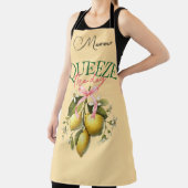 日のレモンを絞パーソナライズされたる エプロン (インサイチュ)