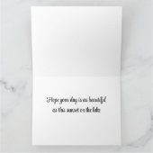 日の下に日の出 – 楽しむあなたの**誕生日** カード (内部)