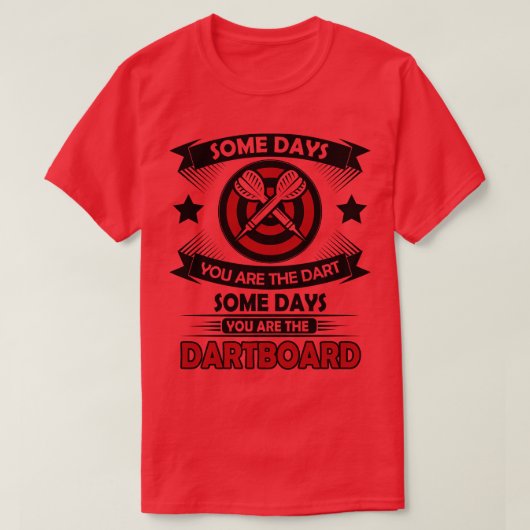 日の中にはダーツだ Tシャツ (デザイン正面)
