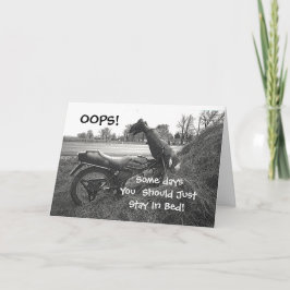 「日の中にはベッドに泊まるべきだ」 カード