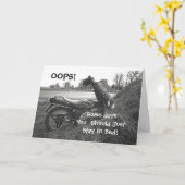 「日の中にはベッドに泊まるべきだ」 カード (黄色い花)