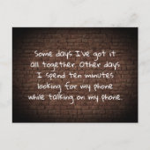 日の中には一緒得に冗談はがき ポストカード (正面)