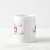日の丸と零戦 コーヒーマグカップ (中央)