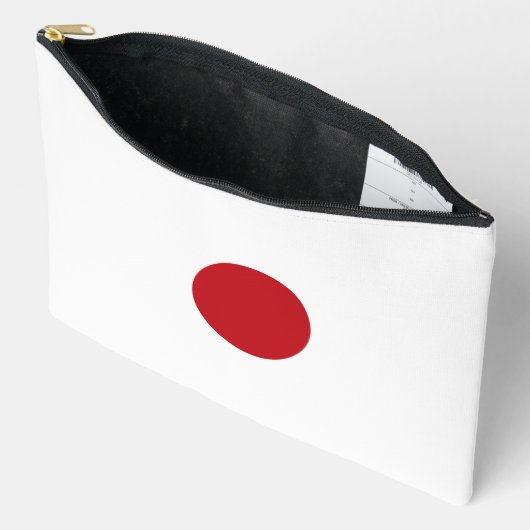 日の丸 アクセサリーポーチ (見開き)