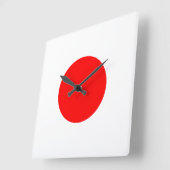 日の丸 スクエア壁時計 (傾斜)
