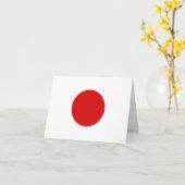 日の丸 ノートカード (黄色い花)