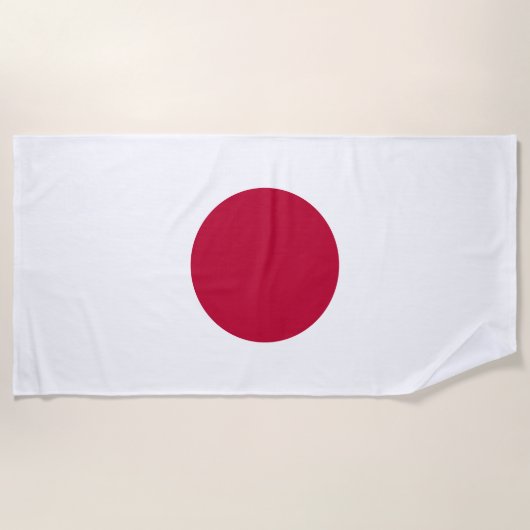 日の丸 ビーチタオル (正面)