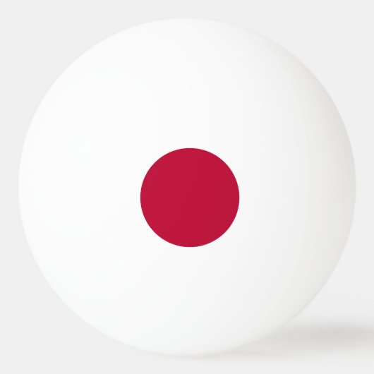 日の丸 卓球ボール (正面)