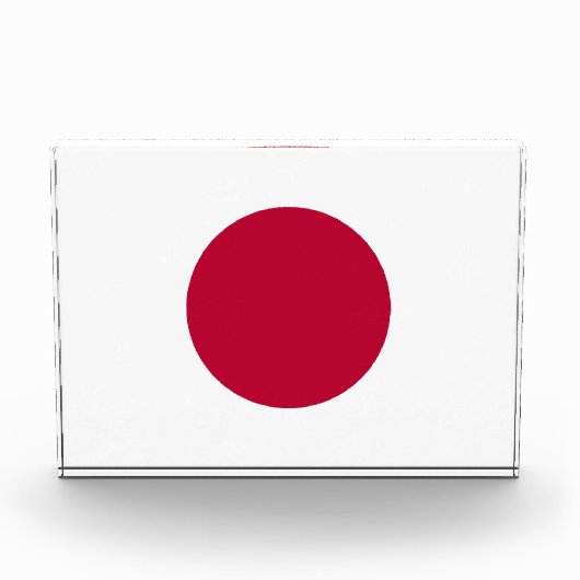 日の丸: 日本の国旗, 紅色の太陽 フォトブロック (正面)