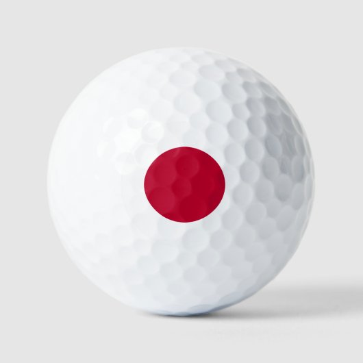 日の丸・旭日旗 日本の旗 ゴルフボール (正面)