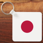 日の丸, 旭日旗, 赤い昇る太陽 キーホルダー (正面)