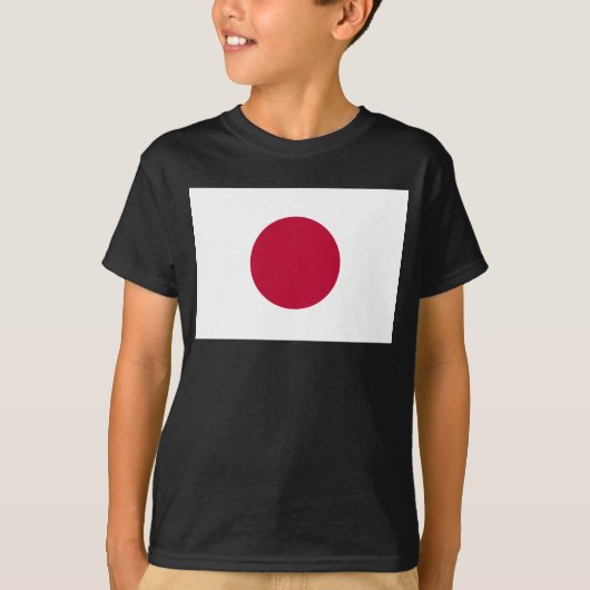 日の丸, 旭日旗, 赤い昇る太陽 Tシャツ (正面)